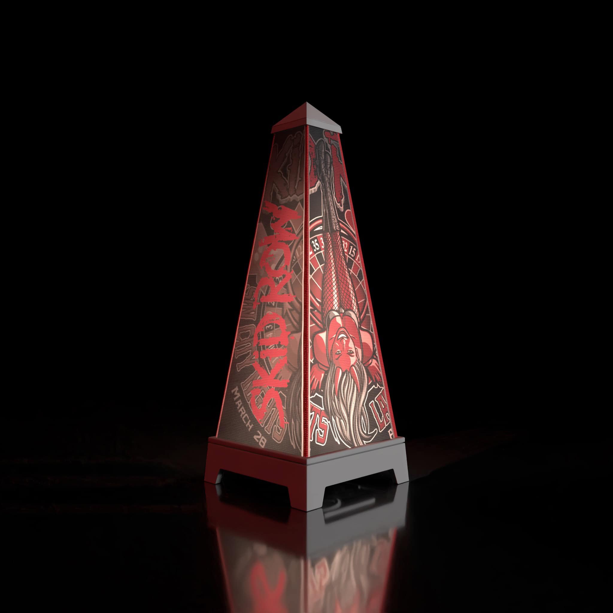 Leuchtendes XOUNTS 360 Grad Soundsystem mit Skid Row Sin City Style Cover