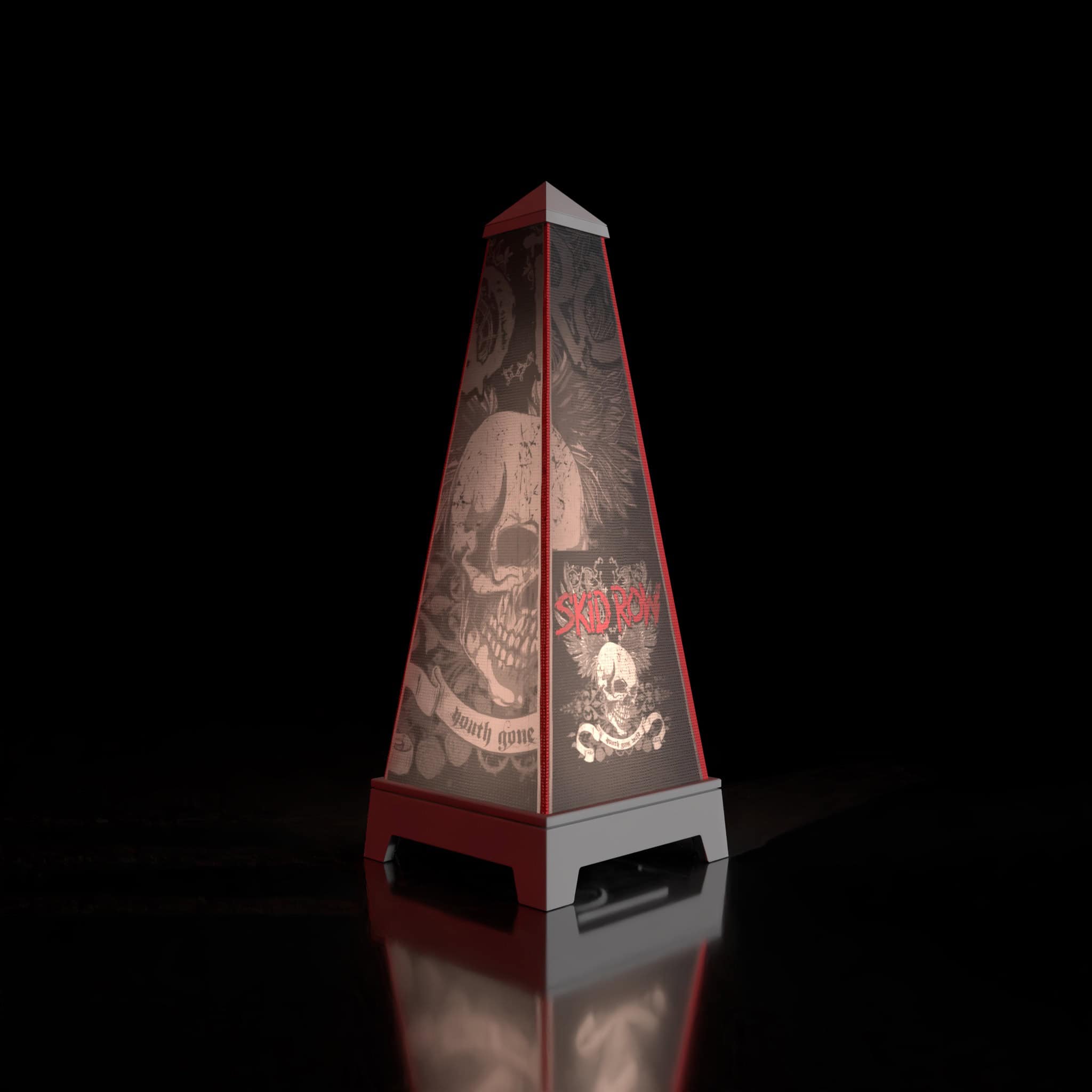 Leuchtendes XOUNTS 360 Grad Soundsystem mit Skid Row YouthSkull Style Cover