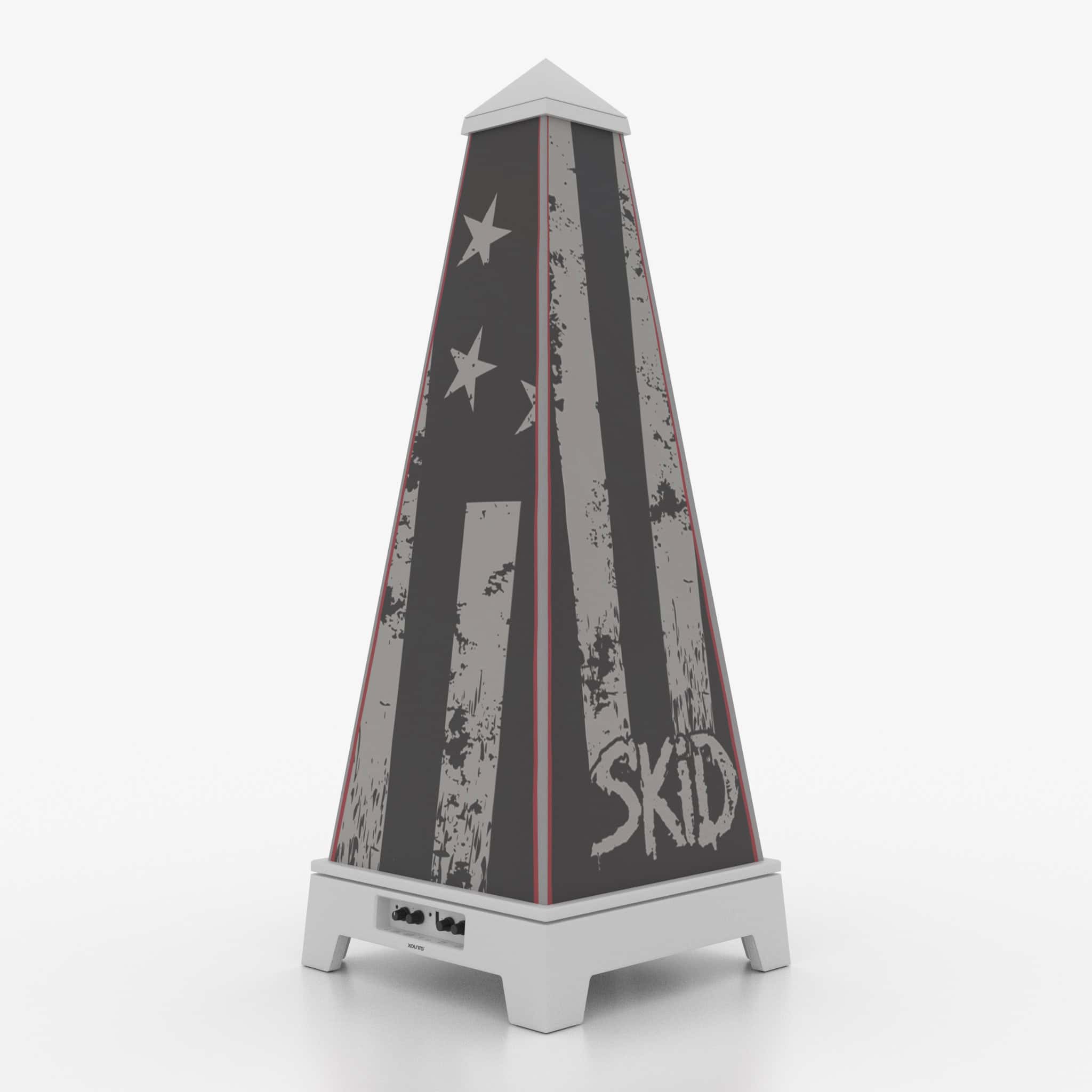 XOUNTS 360 Grad Soundsystem mit Skid Row Rebel Flag Style Cover